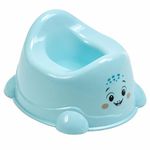 Set de Baño para Bebé Niño de Plástico Celeste con Tina y Bacinica, 9 Piezas