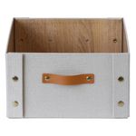 Caja Organizadora Rectangular con Tapa Beige 26.5 x 31.5 x 14.5 cm