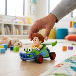 Vehículo de Carreras Woody Toy Story Armable con Fricción de 7 Piezas
