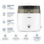 Esterilizador Eléctrico Deluxe para 6 Pachas con Bandeja Removible