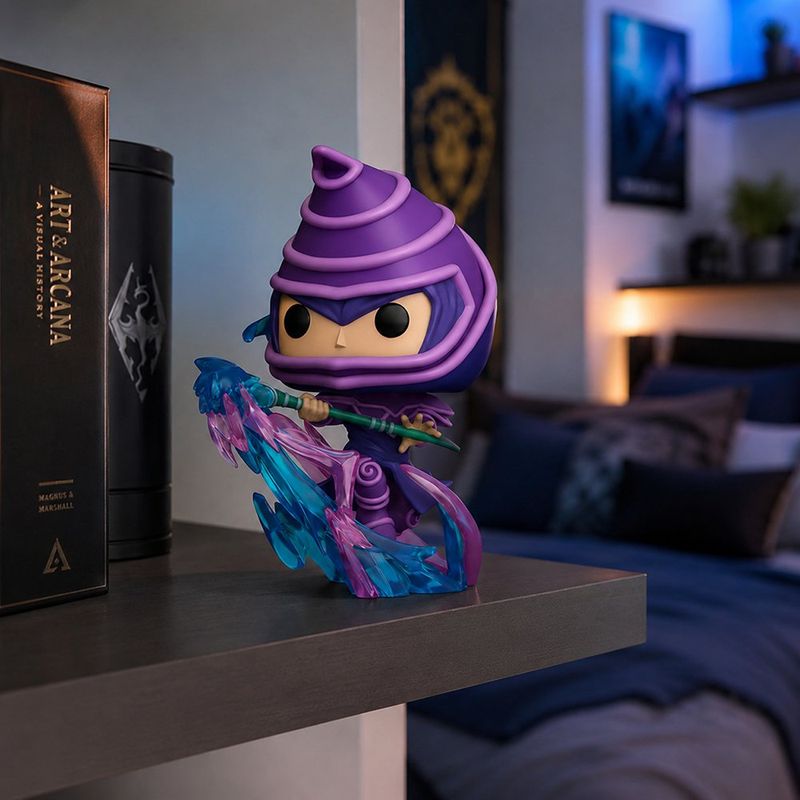 Funko Pop Plus Animation Yu-Gi-Oh! Dark Magician Coleccionable de Vinilo #1872