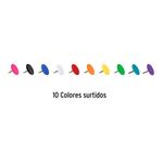Chinches de Acero Latonado con Cabeza de PVC para Tablero y Corcho 100 Pzas Colores Surtidos