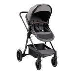 Travel System Mike 3 en 1 con Moisés, Portabebé y Capota Color Gris