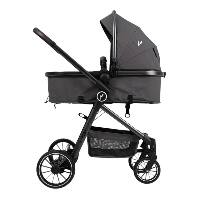 Travel System Mike 3 en 1 con Moisés, Portabebé y Capota Color Gris