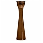 Candelero para Vela Diseño Alto Liso Decorativo para Mesa y Hogar Color Café Oscuro