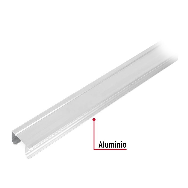 Riel Superior JJ de Aluminio para Puerta Corrediza 200 cm