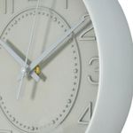 Reloj de Pared con Diseño Minimalista 20 cm Color Blanco