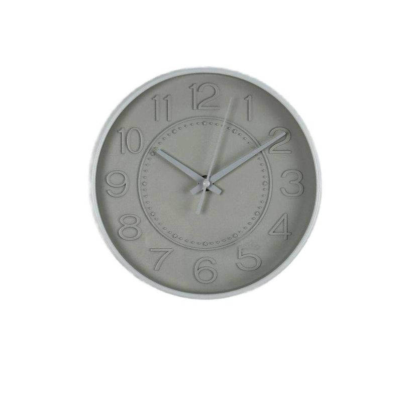 Reloj de Pared con Diseño Minimalista 20 cm Color Blanco