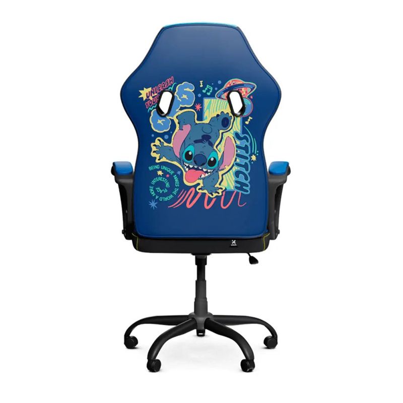 Silla Gamer Ergonómica Disney Stitch Color Azul
