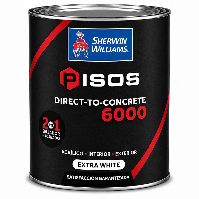 Recubrimiento para Concreto 6000 de Acrílico Extra Blanco de 1 Galón