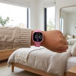 Reloj Infantil Digital LED con Diseño de Peppa Pig Color Rosado