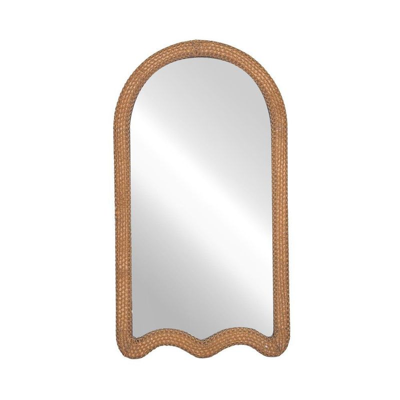 Espejo Decorativo Arqueado con Marco Texturizado 89 x 49 cm