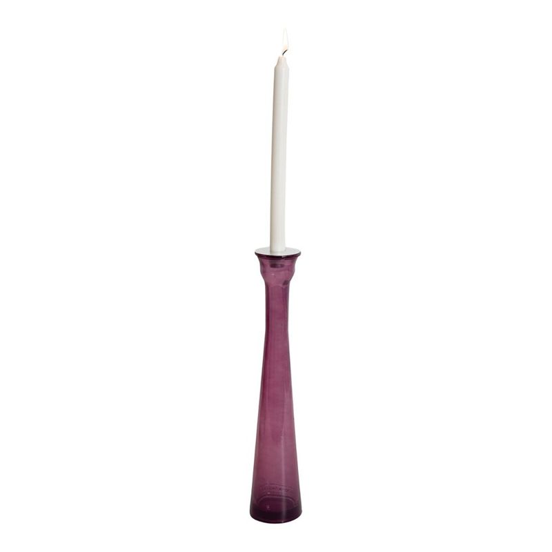 Candelero para Vela Diseño Alto Decorativo para Mesa y Hogar Color Fucsia