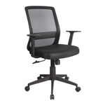 Silla Ejecutiva Ergonómica con Respaldo de Malla Color Negro