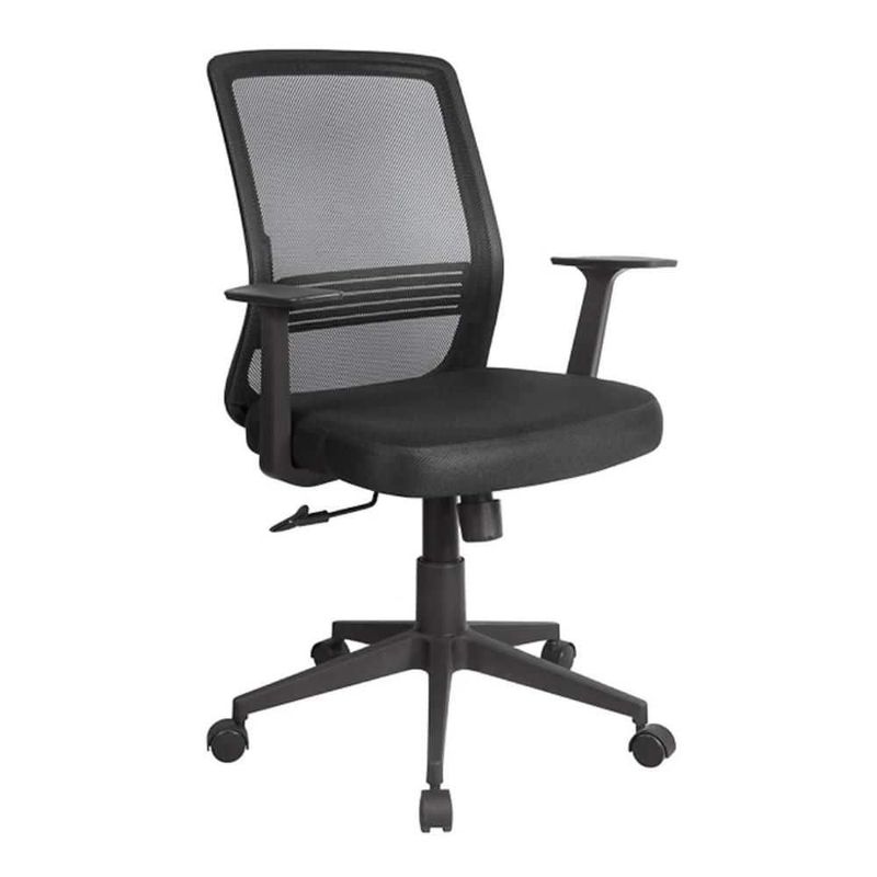 Silla Ejecutiva Ergonómica con Respaldo de Malla Color Negro