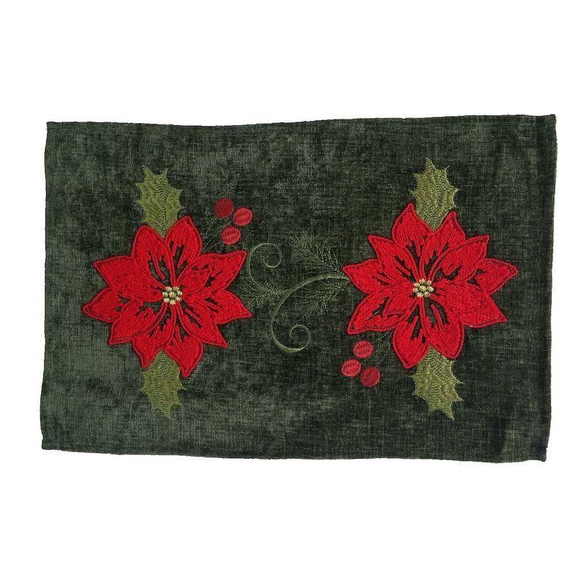 Individual Navideño Pascuas Verde 30 x 45 cm
