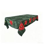 Mantel Navideño Pascuas Verde 180 x 270 cm