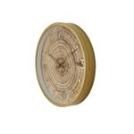 Reloj de Pared con Diseño Tipo Madera 35 cm Color Natural