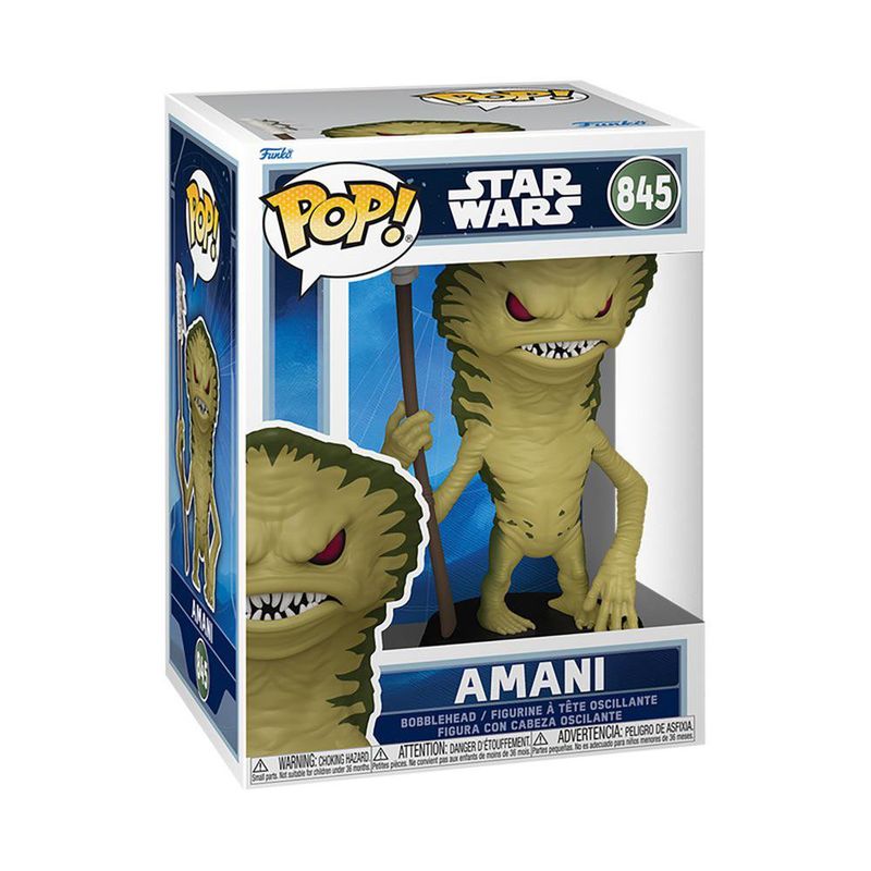 Funko Pop Amani con Bastón de Combate Coleccionable de Vinilo #845