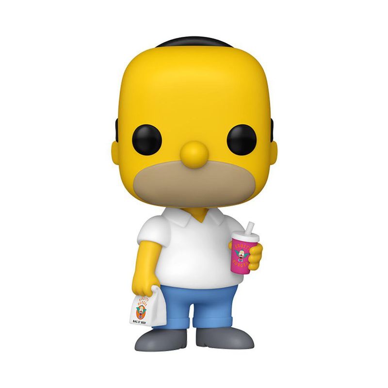 Funko Pop Homero Simpson con Vaso de Krusty Burger Coleccionable de Vinilo #1737