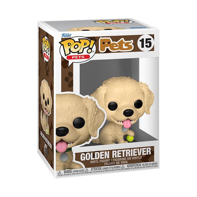 Funko Pop Pets Golden Retriever Coleccionable de Vinilo #15