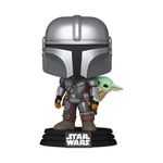 Funko Pop Star Wars The Mandalorian con Grogu Coleccionable de Vinilo #818