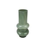 Florero Decorativo Doble Anillo 33 cm Color Verde