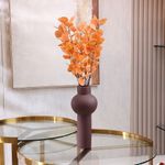 Florero Decorativo con Esfera 40 cm Color Café