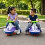 Vehículo Infantil Gira Gira Toy Story con Sonido y Luces LED Morado y Blanco
