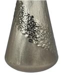 Florero Decorativo de Aluminio con Textura 31 cm Color Dorado