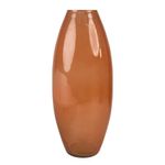 Florero Decorativo Ovalado 39 cm Color Ámbar