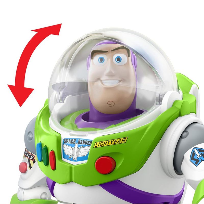 Figura de Acción Toy Story Buzz Lightyear Rocket Rescue con Cohete y Sonidos 12 Plg