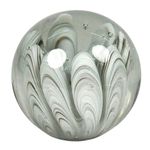 Esfera Decorativa con Diseño Marmoleado 10 cm Color Gris