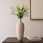 Florero Decorativo Estilizado 35.5 cm Color Beige