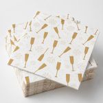 Set de 20 Servilletas Navideñas Copas 33 x 33 cm