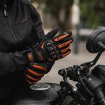 Guantes para Motociclista Talla XL con Protección Rígida y Sensibilidad Táctil