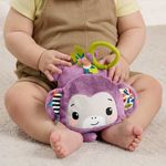 Juguete Colgable para Carruaje Mono Musical Purple Monkey con Sonidos Sensoriales