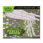Kit ETB de Pokémon TCG Mega Evolution Perfect Order con 11 Sobres y Carta Promocional en Inglés