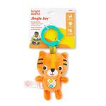 Tigre Sonajero de Peluche para Bebé con Mordedera y Clip de Sujeción