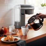 Cafetera Eléctrica 12 Tazas Gris