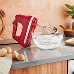 Batidora de Mano KitchenAid 5 Velocidades con Accesorios Color Rojo