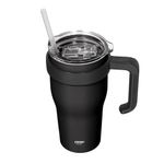 Termo de Acero Inoxidable 600 ml con Pajilla y Asa Colores Surtidos