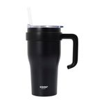 Termo de Acero Inoxidable 600 ml con Pajilla y Asa Colores Surtidos