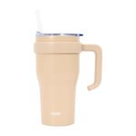 Termo de Acero Inoxidable 600 ml con Pajilla y Asa Colores Surtidos