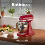 Batidora Artisan de 9 Tazas Color Rojo