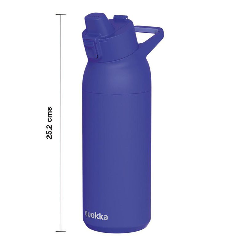 Botella Térmica de Acero Inoxidable de 700 mL con Boquilla Abatible Color Azul