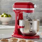 Batidora de Pedestal con Tazón Elevable de 6.6 L Color Empire Red
