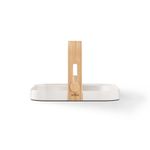Porta Servilletas Bellwood 20 cm Color Blanco y Natural
