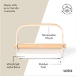 Porta Servilletas Bellwood 20 cm Color Blanco y Natural