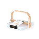 Porta Servilletas Bellwood 20 cm Color Blanco y Natural